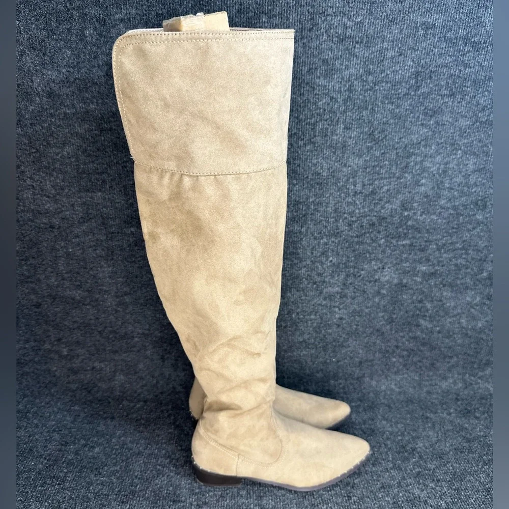 Tan Over-the-Knee Boots Tan‎ Woman’s 6.5 justfab